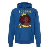 Scorpio Queen Birthday Black Gift Premium Hoodie