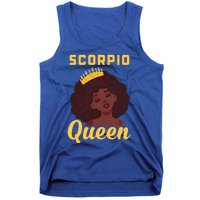 Scorpio Queen Birthday Black Gift Tank Top