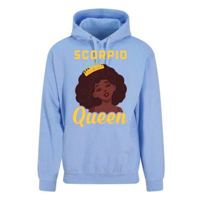 Scorpio Queen Birthday Black Gift Unisex Surf Hoodie