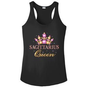 Sagittarius Queen Birthday Cool Gift Astrology Zodiac Sign Gift Ladies PosiCharge Competitor Racerback Tank