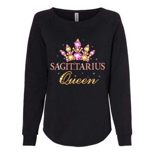 Sagittarius Queen Birthday Cool Gift Astrology Zodiac Sign Gift Womens California Wash Sweatshirt