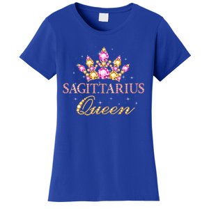 Sagittarius Queen Birthday Cool Gift Astrology Zodiac Sign Gift Women's T-Shirt