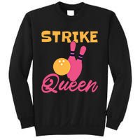 Strike Queen Bowling Team Bowler Gift Sweatshirt