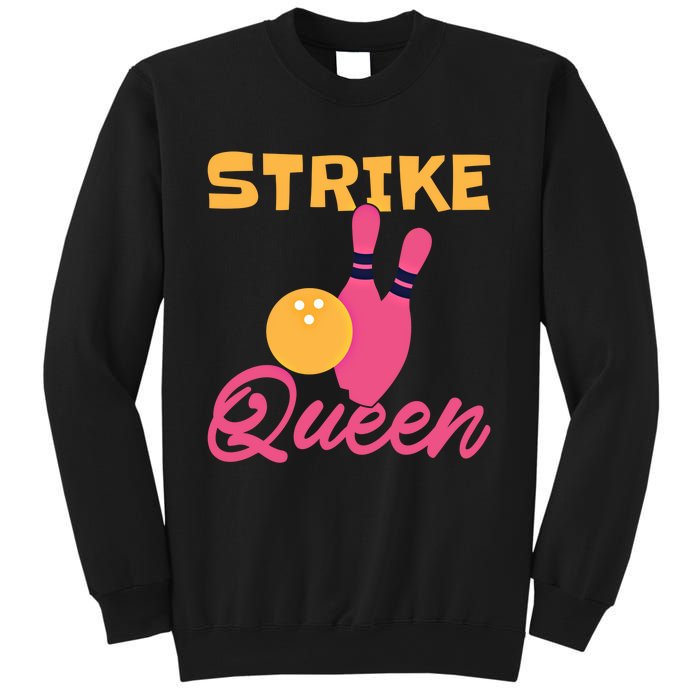 Strike Queen Bowling Team Bowler Gift Sweatshirt