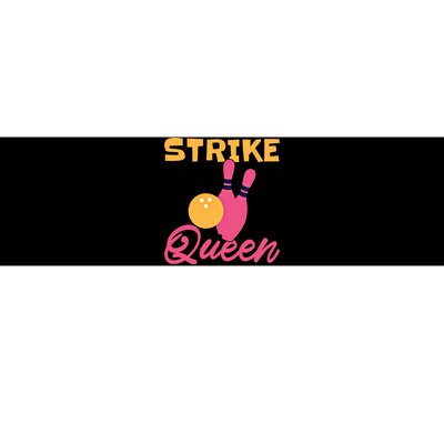 Strike Queen Bowling Team Bowler Gift Bumper Sticker