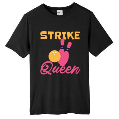 Strike Queen Bowling Team Bowler Gift Tall Fusion ChromaSoft Performance T-Shirt