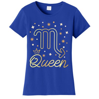 Scorpio Queen Born In October November Scorpio Birthday Gift Women's T-Shirt