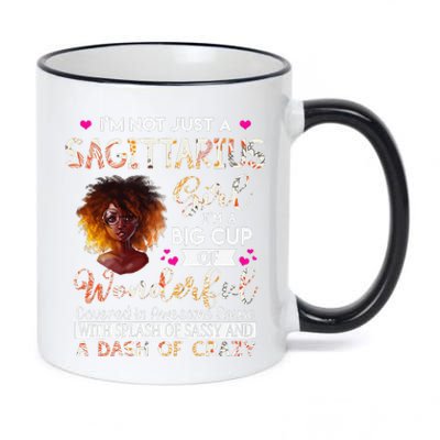 Sagittarius Queens Born in November 22 December 21 Birthday 11oz Black Color Changing Mug