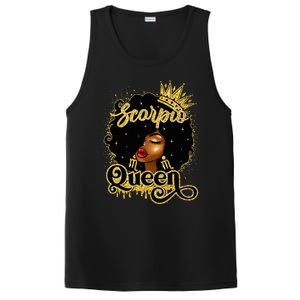 Scorpio Queen Birthday Afro Natural Hair Black Wo  PosiCharge Competitor Tank