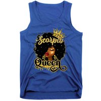 Scorpio Queen Birthday Afro Natural Hair Black Wo  Tank Top