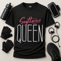 Sagittarius Queen / Classy Sagittarius Quote Design Gift Cooling Performance Crew T-Shirt