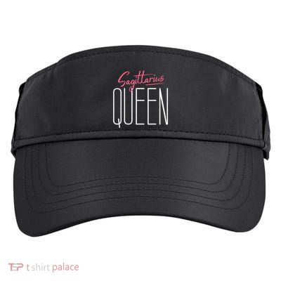Sagittarius Queen / Classy Sagittarius Quote Design Gift Adult Drive Performance Visor