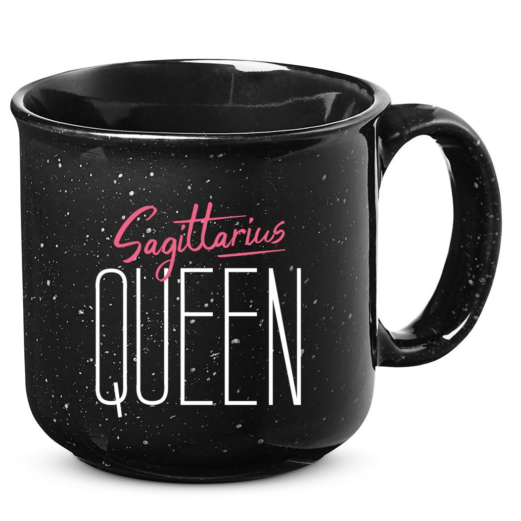 Sagittarius Queen / Classy Sagittarius Quote Design Gift 15oz Campfire Ceramic Mug