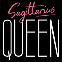 Sagittarius Queen / Classy Sagittarius Quote Design Gift Drawstring Bag