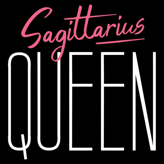 Sagittarius Queen / Classy Sagittarius Quote Design Gift Drawstring Bag