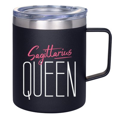 Sagittarius Queen / Classy Sagittarius Quote Design Gift 12oz Stainless Steel Coffee Mug