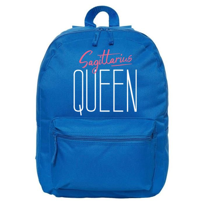 Sagittarius Queen / Classy Sagittarius Quote Design Gift 16 in Basic Backpack