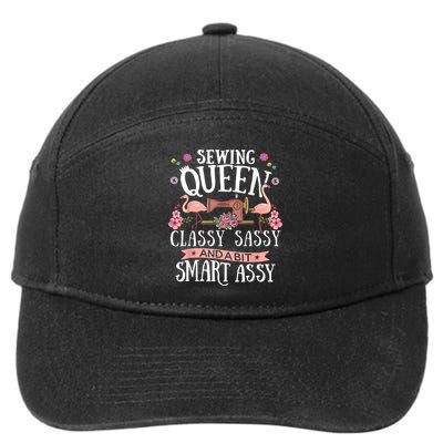 Sewing Queen Classy Sassy And A Bit Smart Assy Sewer 7-Panel Snapback Hat