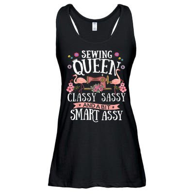 Sewing Queen Classy Sassy And A Bit Smart Assy Sewer Ladies Essential Flowy Tank