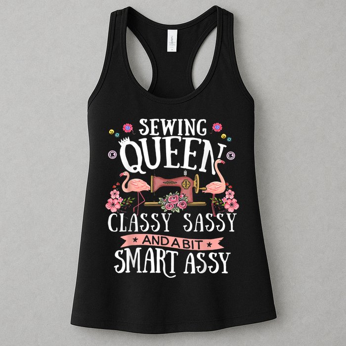 Sewing Queen Classy Sassy And A Bit Smart Assy Sewer Womens Tank Top