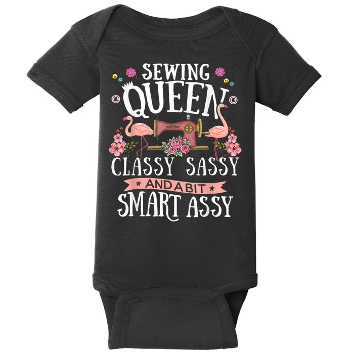 Sewing Queen Classy Sassy And A Bit Smart Assy Sewer Baby Bodysuit