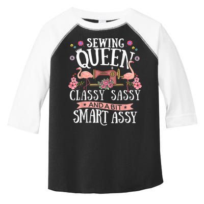 Sewing Queen Classy Sassy And A Bit Smart Assy Sewer Toddler Fine Jersey T-Shirt