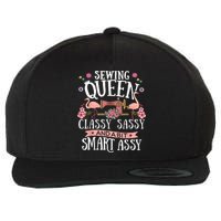 Sewing Queen Classy Sassy And A Bit Smart Assy Sewer Wool Snapback Cap