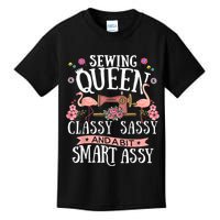 Sewing Queen Classy Sassy And A Bit Smart Assy Sewer Kids T-Shirt