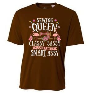 Sewing Queen Classy Sassy And A Bit Smart Assy Sewer Cooling Performance Crew T-Shirt