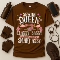 Sewing Queen Classy Sassy And A Bit Smart Assy Sewer Cooling Performance Crew T-Shirt