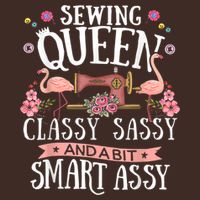 Sewing Queen Classy Sassy And A Bit Smart Assy Sewer Cooling Performance Crew T-Shirt