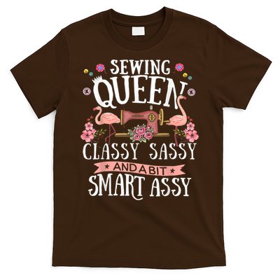 Sewing Queen Classy Sassy And A Bit Smart Assy Sewer T-Shirt