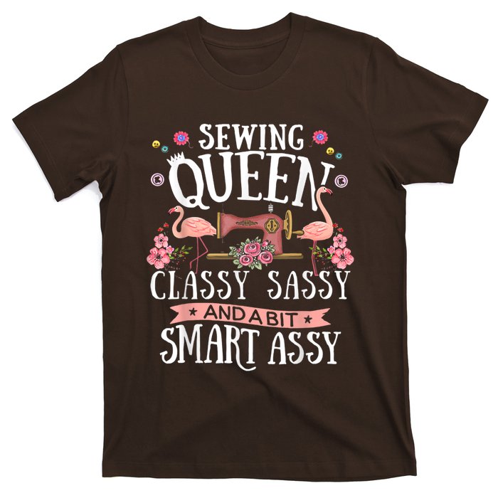 Sewing Queen Classy Sassy And A Bit Smart Assy Sewer T-Shirt