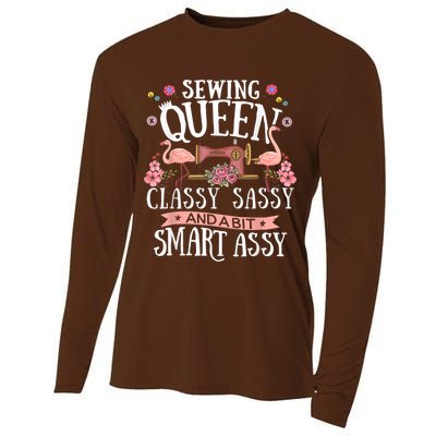 Sewing Queen Classy Sassy And A Bit Smart Assy Sewer Cooling Performance Long Sleeve Crew