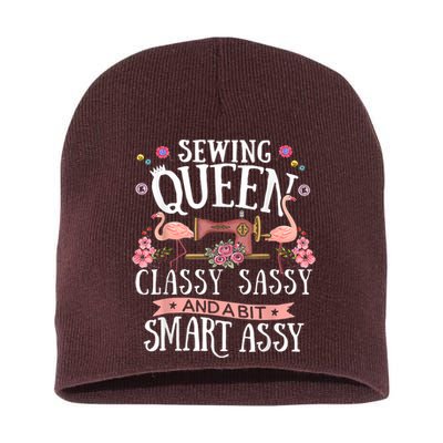 Sewing Queen Classy Sassy And A Bit Smart Assy Sewer Short Acrylic Beanie