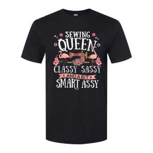 Sewing Queen Classy Sassy And A Bit Smart Assy Sewer Softstyle CVC T-Shirt