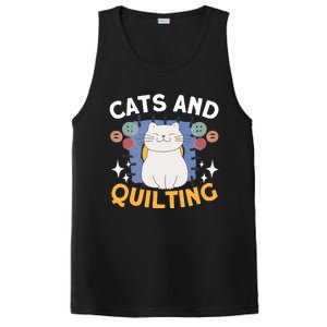 Sewing & Quilting Cats Sewer Quilters Novelty Sewing PosiCharge Competitor Tank