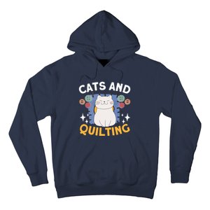 Sewing & Quilting Cats Sewer Quilters Novelty Sewing Hoodie