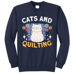 Sewing & Quilting Cats Sewer Quilters Novelty Sewing Sweatshirt