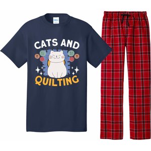 Sewing & Quilting Cats Sewer Quilters Novelty Sewing Pajama Set