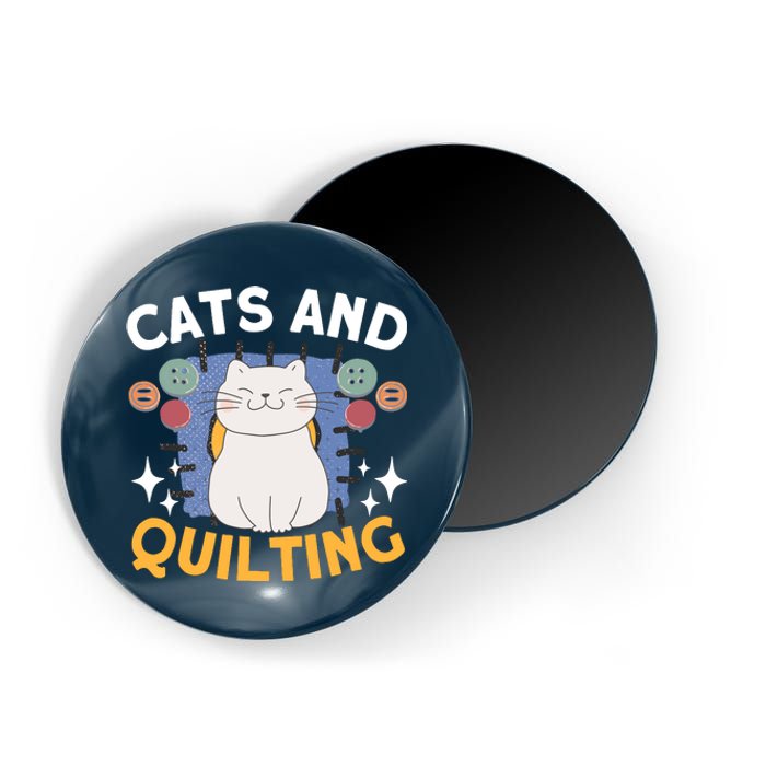 Sewing & Quilting Cats Sewer Quilters Novelty Sewing Magnet