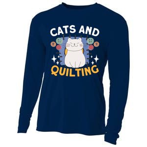 Sewing & Quilting Cats Sewer Quilters Novelty Sewing Cooling Performance Long Sleeve Crew