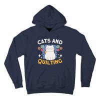 Sewing & Quilting Cats Sewer Quilters Novelty Sewing Tall Hoodie