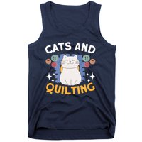 Sewing & Quilting Cats Sewer Quilters Novelty Sewing Tank Top