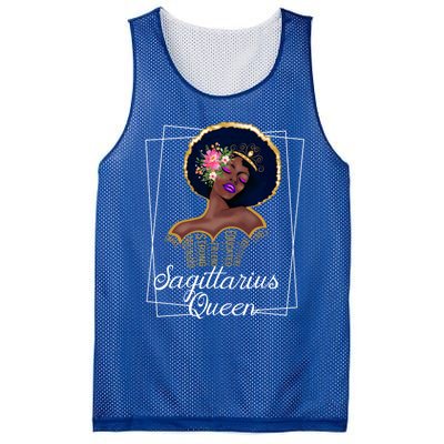 Sagittarius Queen Cool Gift Astrology Birthday Black Gift Mesh Reversible Basketball Jersey Tank