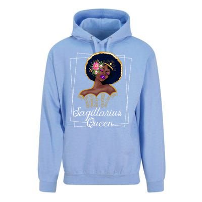 Sagittarius Queen Cool Gift Astrology Birthday Black Gift Unisex Surf Hoodie