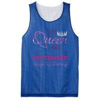 September Queen Cute Queens Born In September Gift Mesh Reversible Basketball Jersey Tank