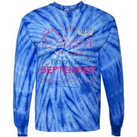 September Queen Cute Queens Born In September Gift Tie-Dye Long Sleeve Shirt