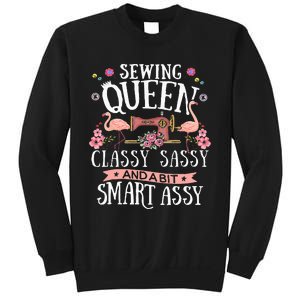 Sewing Queen Classy Sassy And A Bit Smart Assy Sewer Gift Sweatshirt