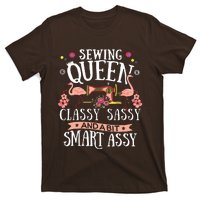 Sewing Queen Classy Sassy And A Bit Smart Assy Sewer Gift T-Shirt